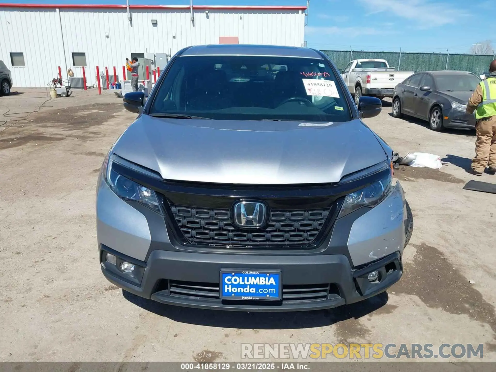 13 fotografías del automóvil dañado 5FNYF8H51MB024752 HONDA PASSPORT 2021