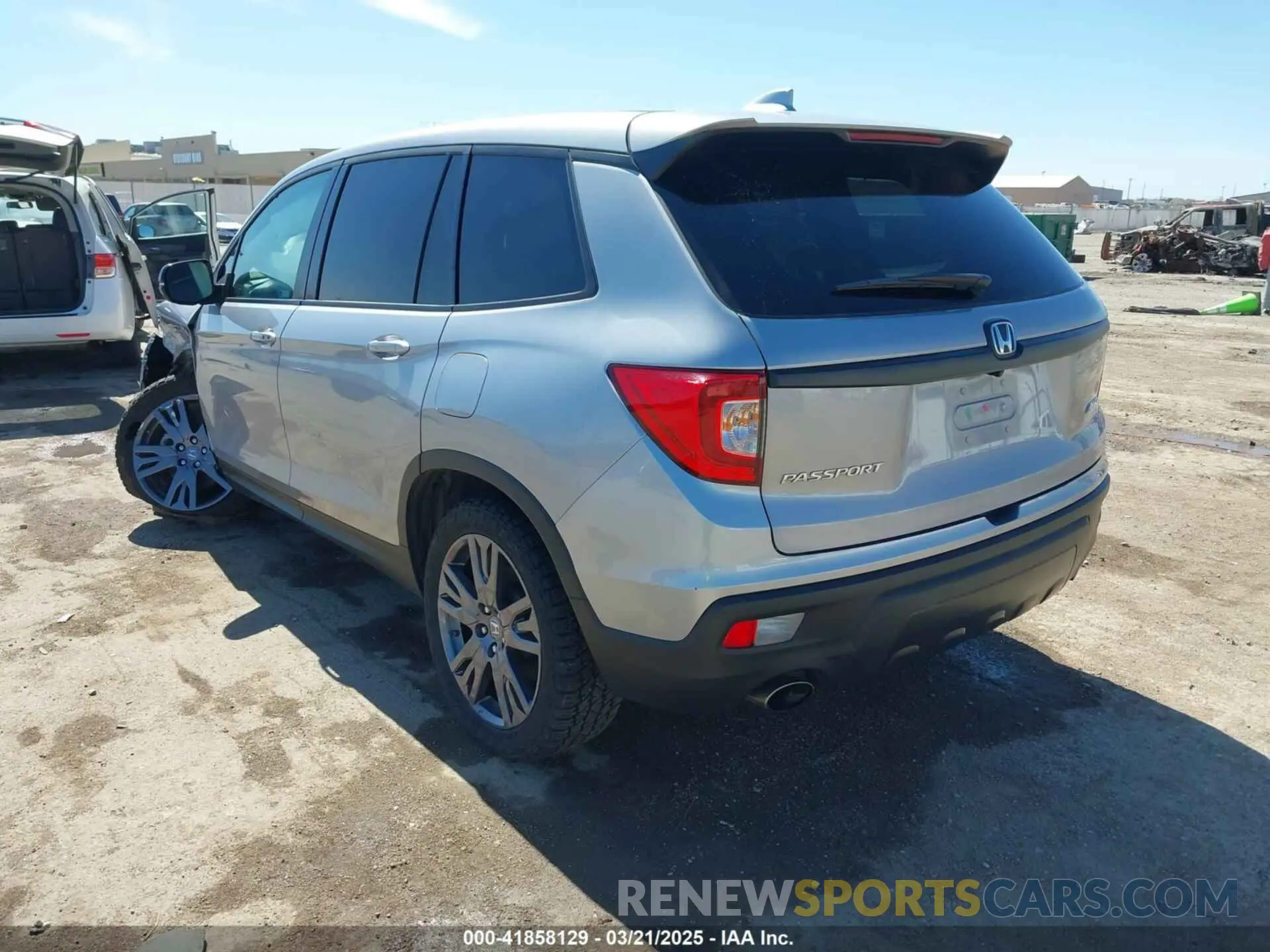 3 fotografías del automóvil dañado 5FNYF8H51MB024752 HONDA PASSPORT 2021