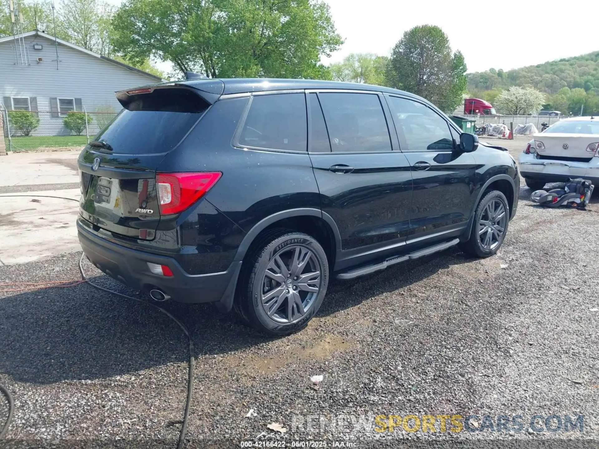 4 fotografías del automóvil dañado 5FNYF8H51MB026680 HONDA PASSPORT 2021