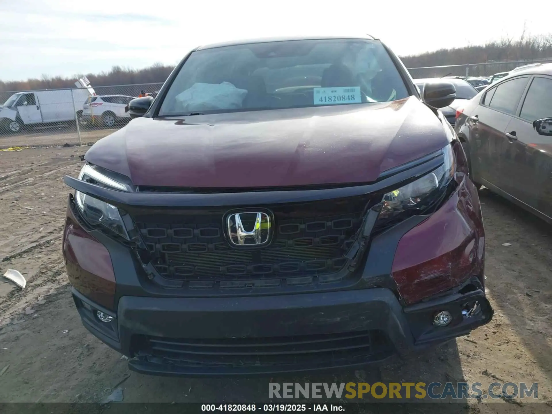 12 fotografías del automóvil dañado 5FNYF8H54MB006522 HONDA PASSPORT 2021