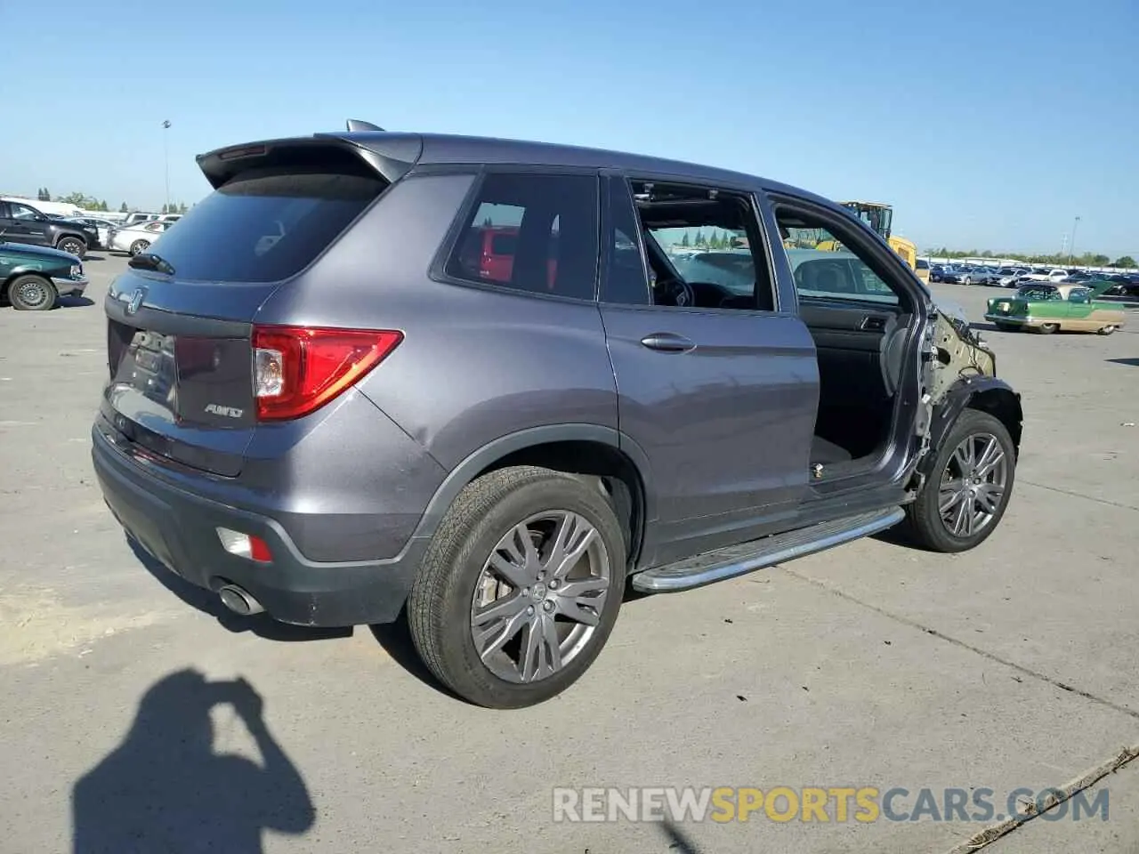 3 fotografías del automóvil dañado 5FNYF8H56MB038792 HONDA PASSPORT 2021