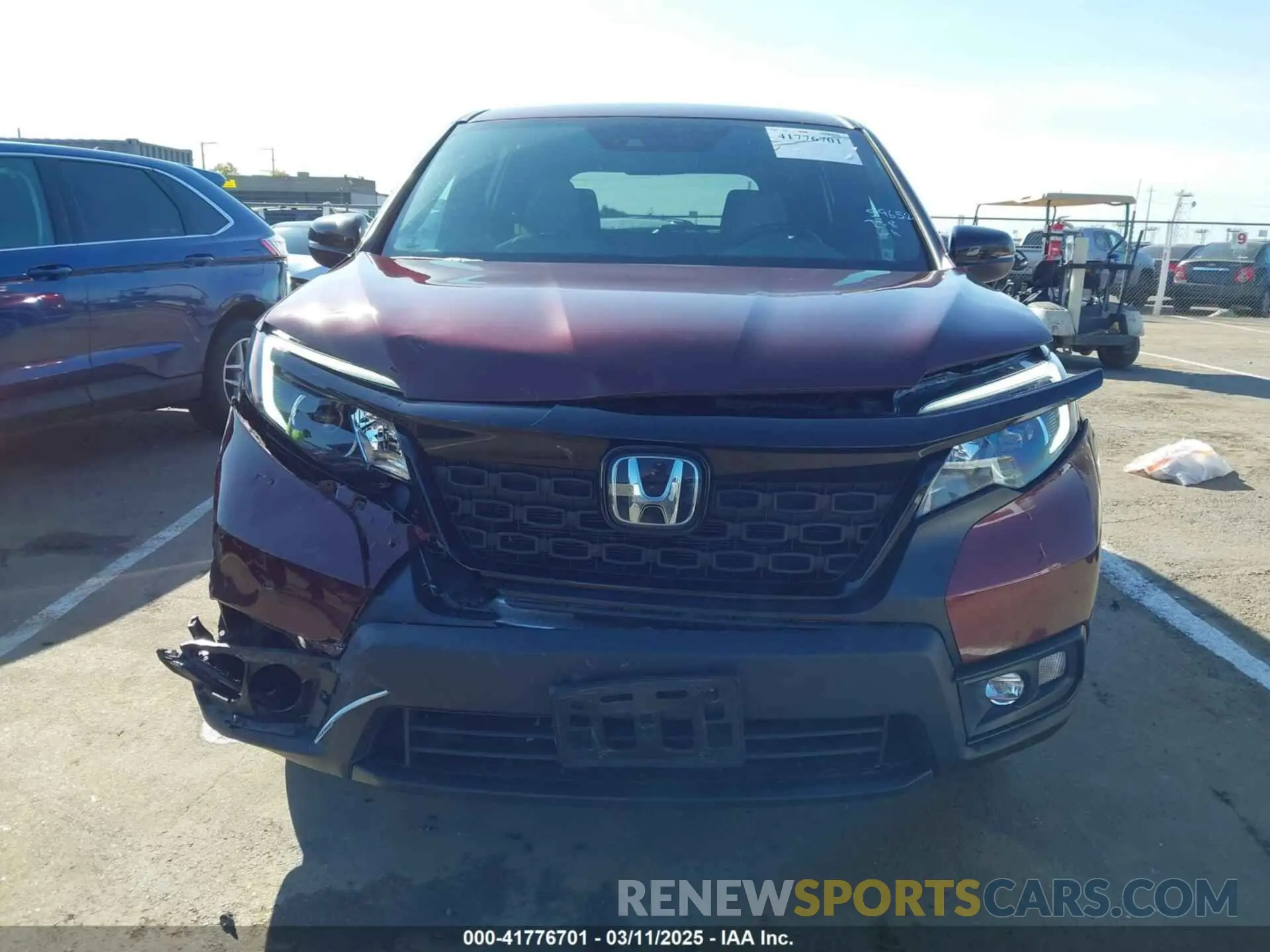 6 fotografías del automóvil dañado 5FNYF8H5XMB007951 HONDA PASSPORT 2021