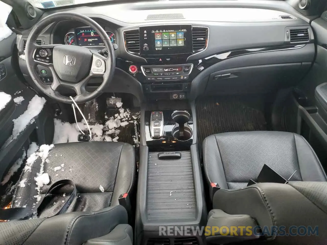 8 fotografías del automóvil dañado 5FNYF8H95MB018665 HONDA PASSPORT 2021