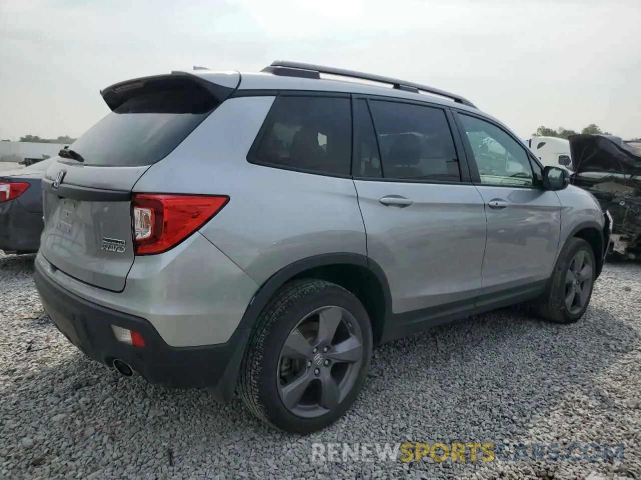 3 fotografías del automóvil dañado 5FNYF8H95MB040147 HONDA PASSPORT 2021