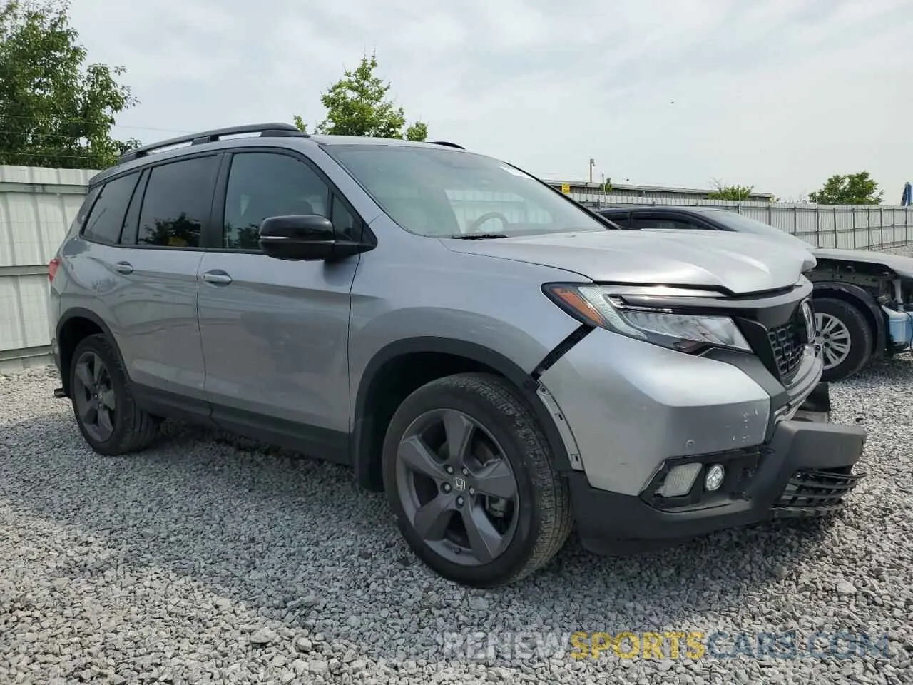 4 fotografías del automóvil dañado 5FNYF8H95MB040147 HONDA PASSPORT 2021