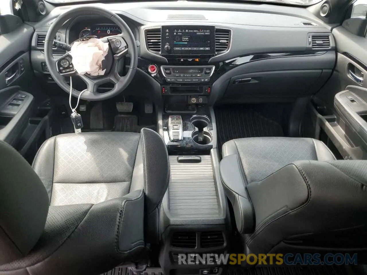 8 fotografías del automóvil dañado 5FNYF8H95MB040147 HONDA PASSPORT 2021