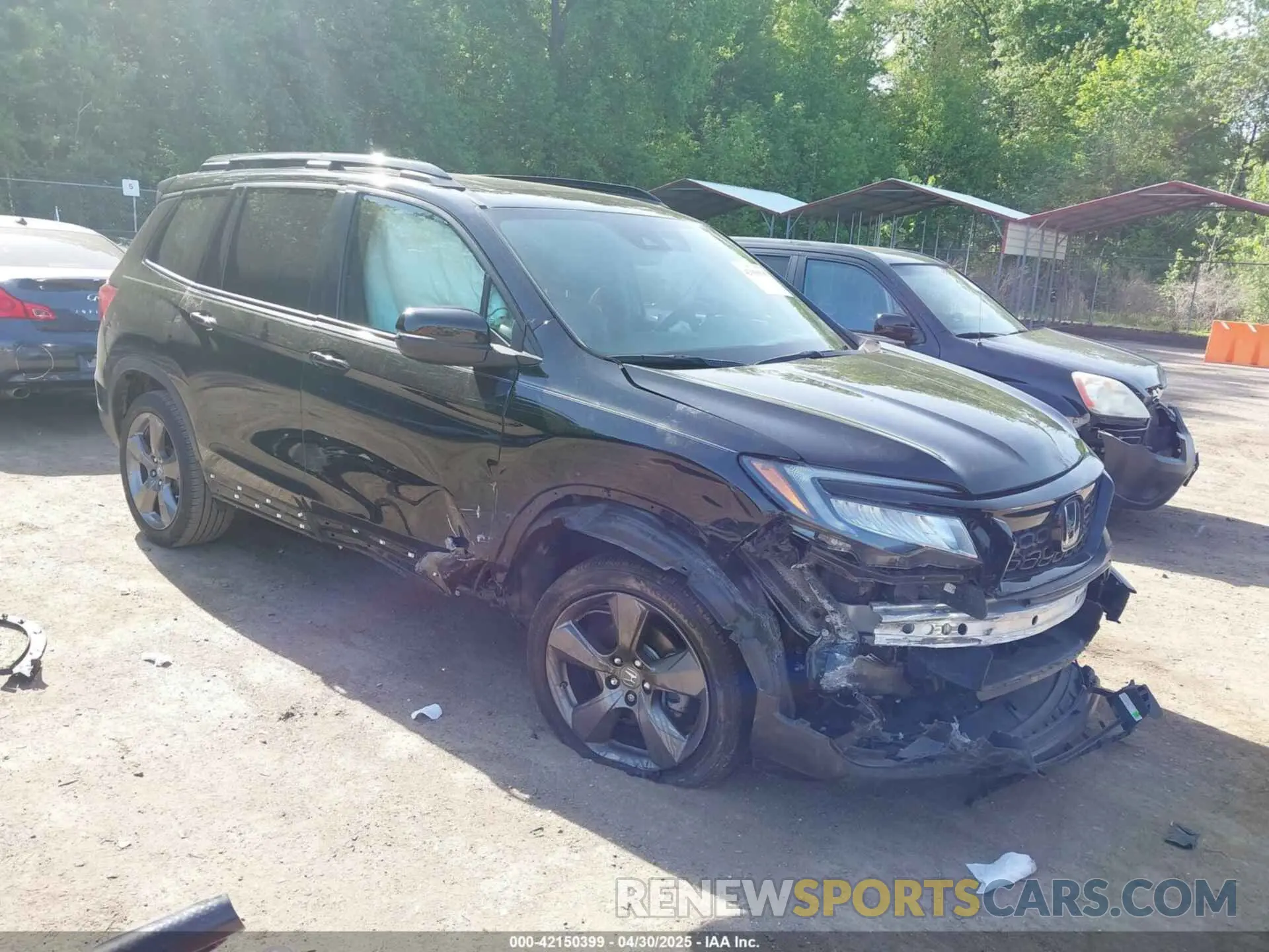 1 fotografías del automóvil dañado 5FNYF8H96MB014947 HONDA PASSPORT 2021