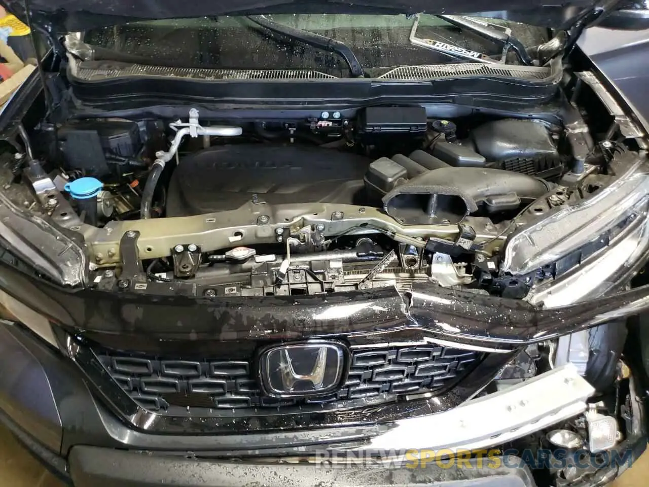 11 fotografías del automóvil dañado 5FNYF8H98MB012326 HONDA PASSPORT 2021