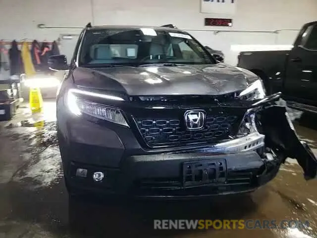 13 fotografías del automóvil dañado 5FNYF8H98MB012326 HONDA PASSPORT 2021