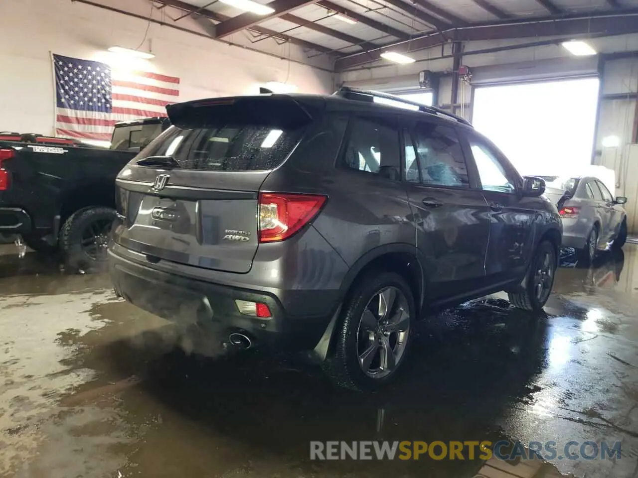 3 fotografías del automóvil dañado 5FNYF8H98MB012326 HONDA PASSPORT 2021