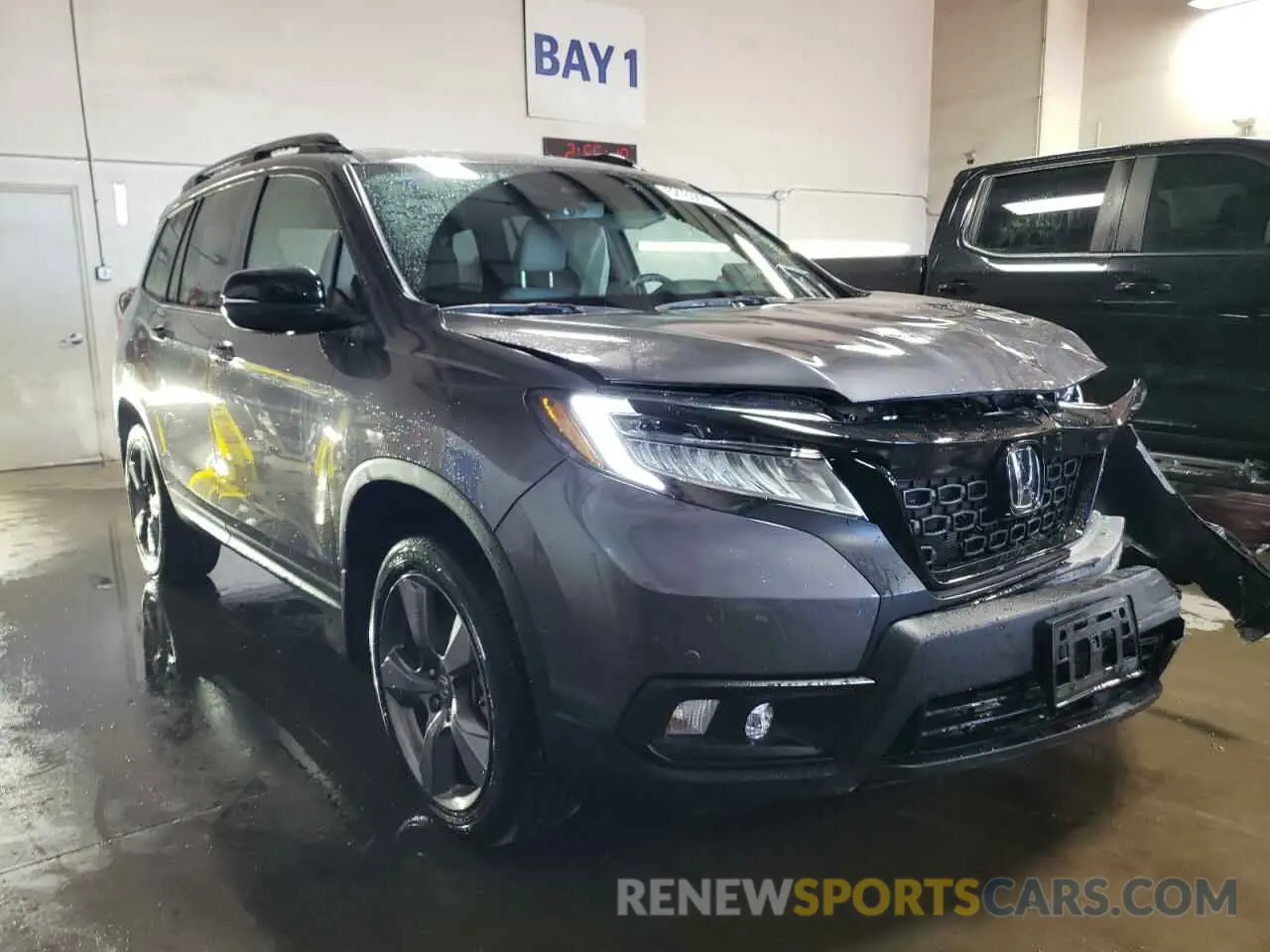 4 fotografías del automóvil dañado 5FNYF8H98MB012326 HONDA PASSPORT 2021