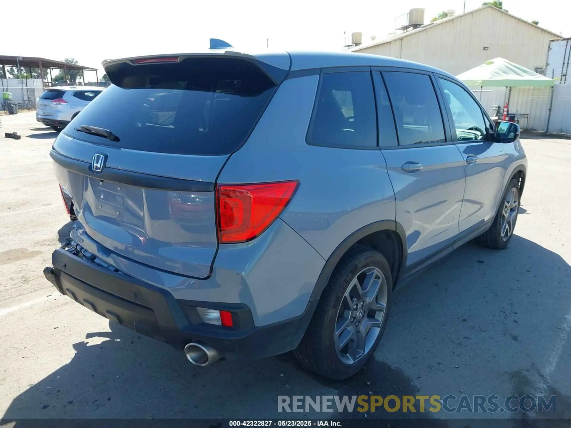 4 fotografías del automóvil dañado 5FNYF7H52NB002772 HONDA PASSPORT 2022