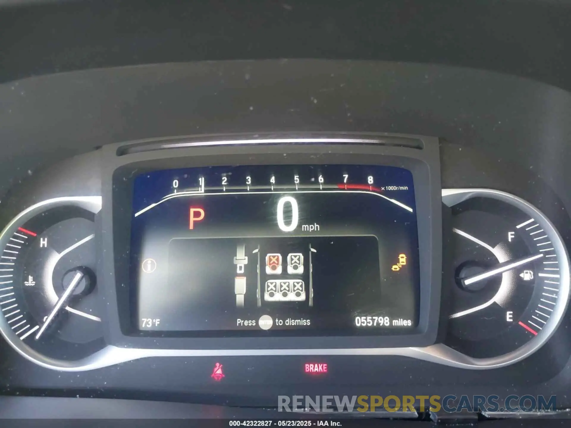 7 fotografías del automóvil dañado 5FNYF7H52NB002772 HONDA PASSPORT 2022