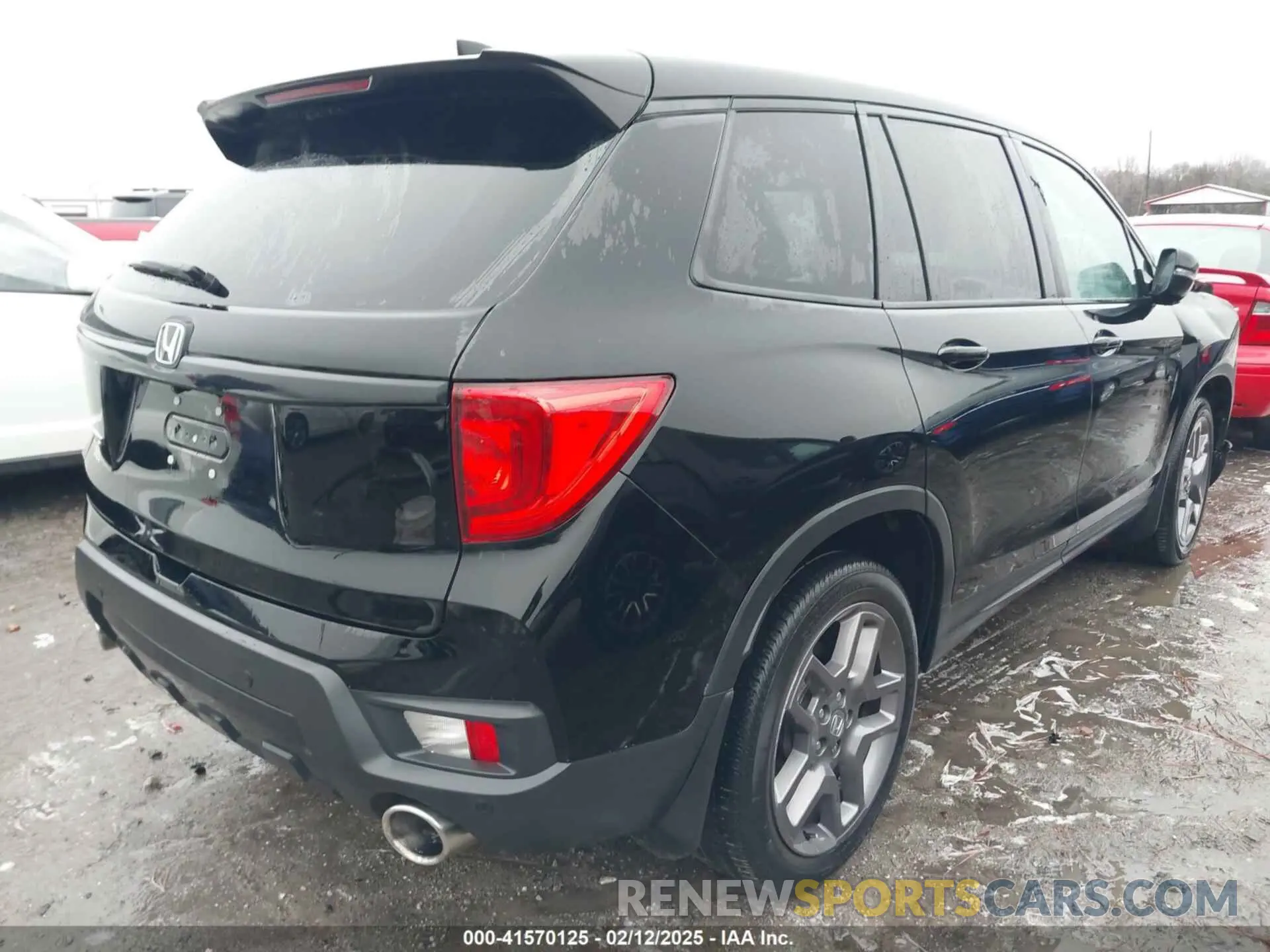 4 fotografías del automóvil dañado 5FNYF7H55NB001910 HONDA PASSPORT 2022
