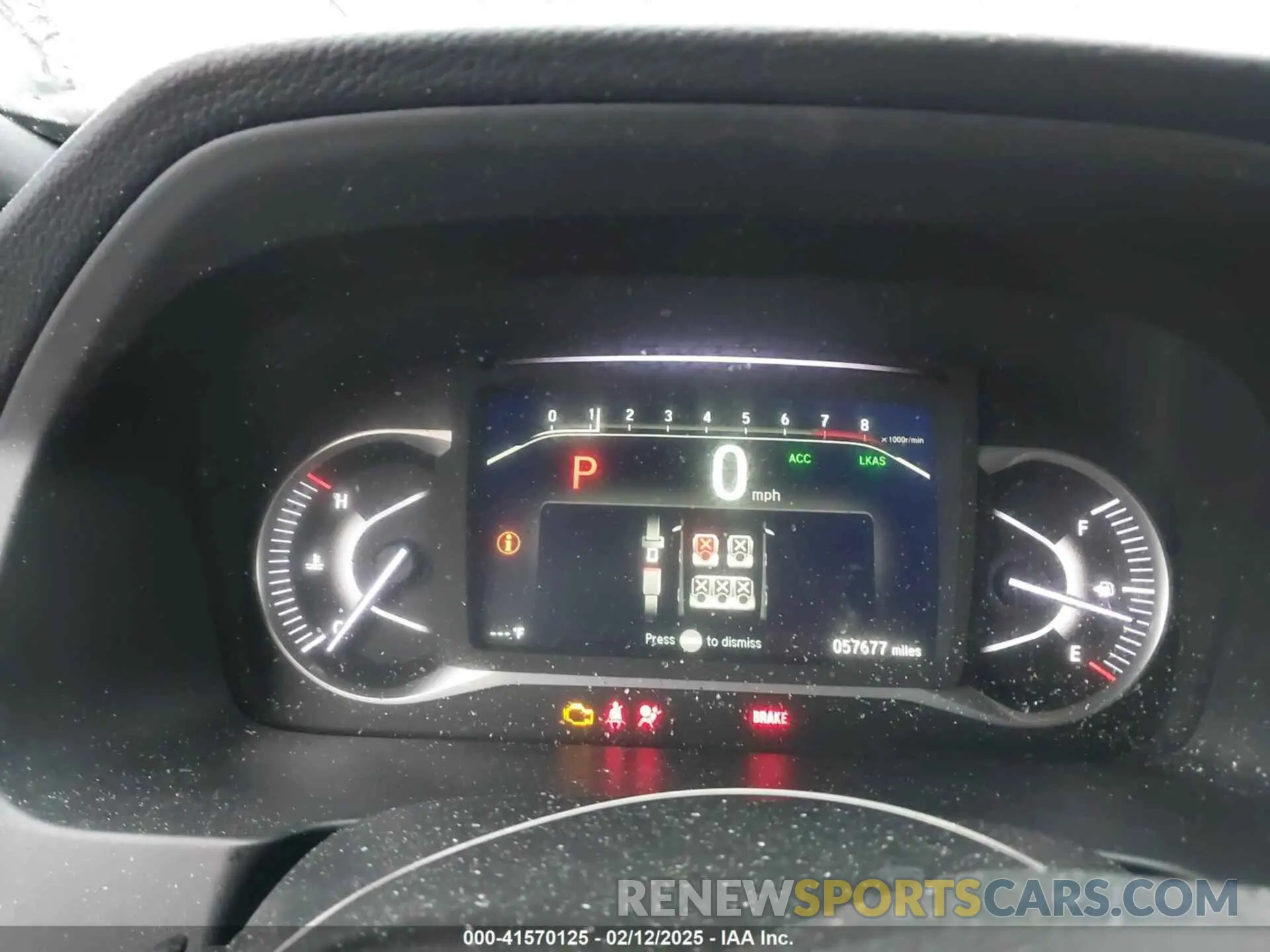 7 fotografías del automóvil dañado 5FNYF7H55NB001910 HONDA PASSPORT 2022