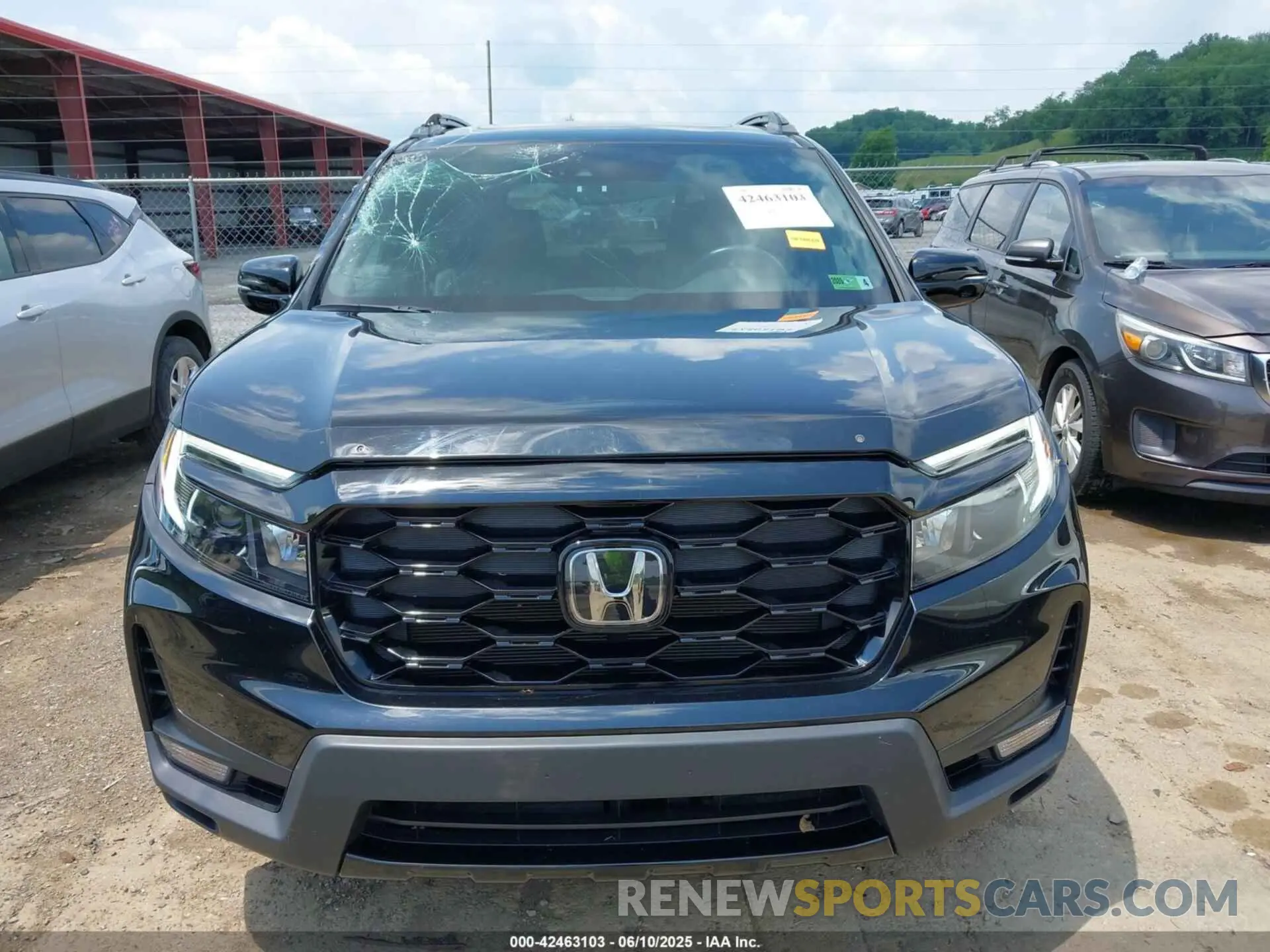 12 fotografías del automóvil dañado 5FNYF8H04NB012441 HONDA PASSPORT 2022