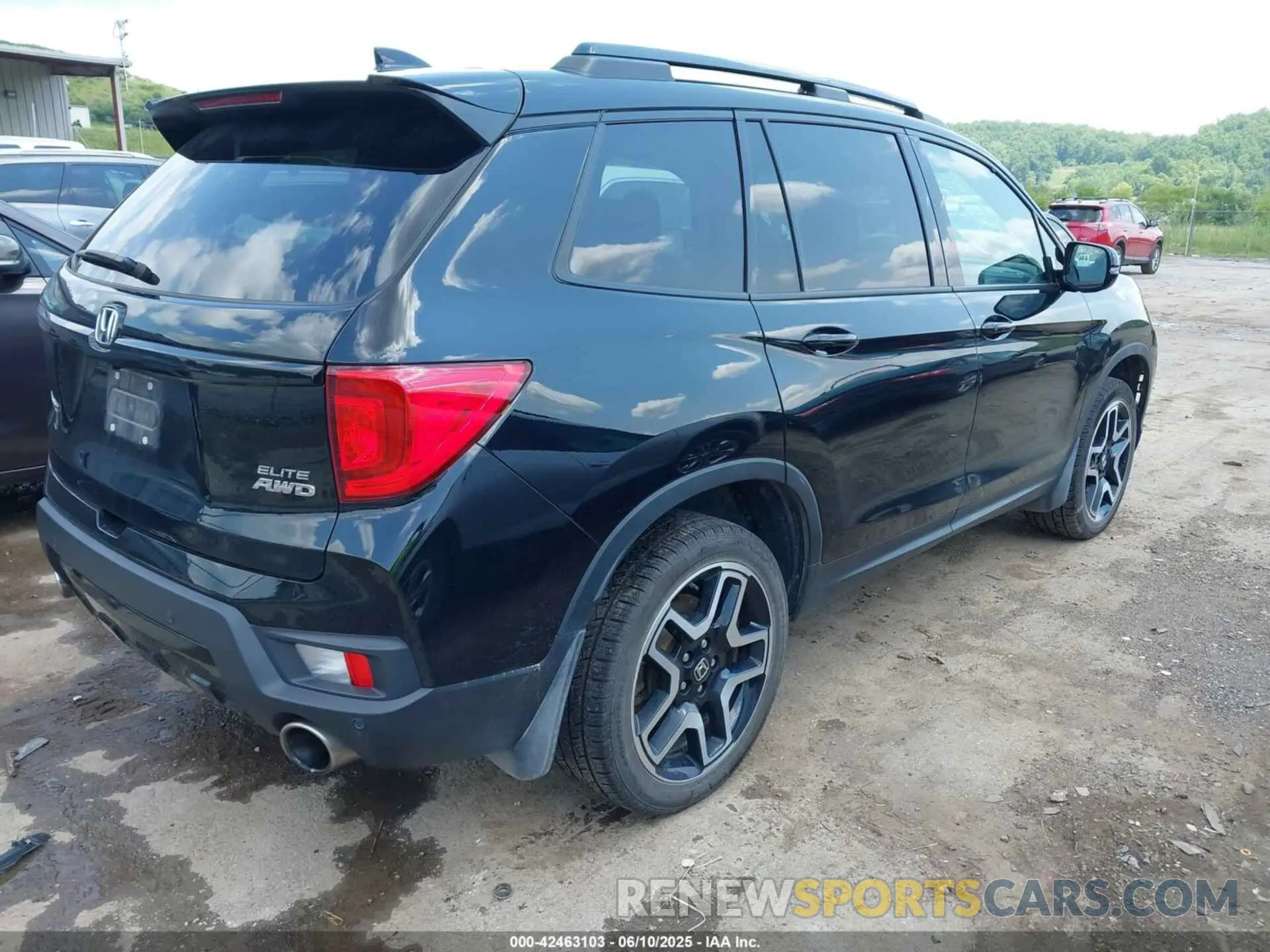 4 fotografías del automóvil dañado 5FNYF8H04NB012441 HONDA PASSPORT 2022