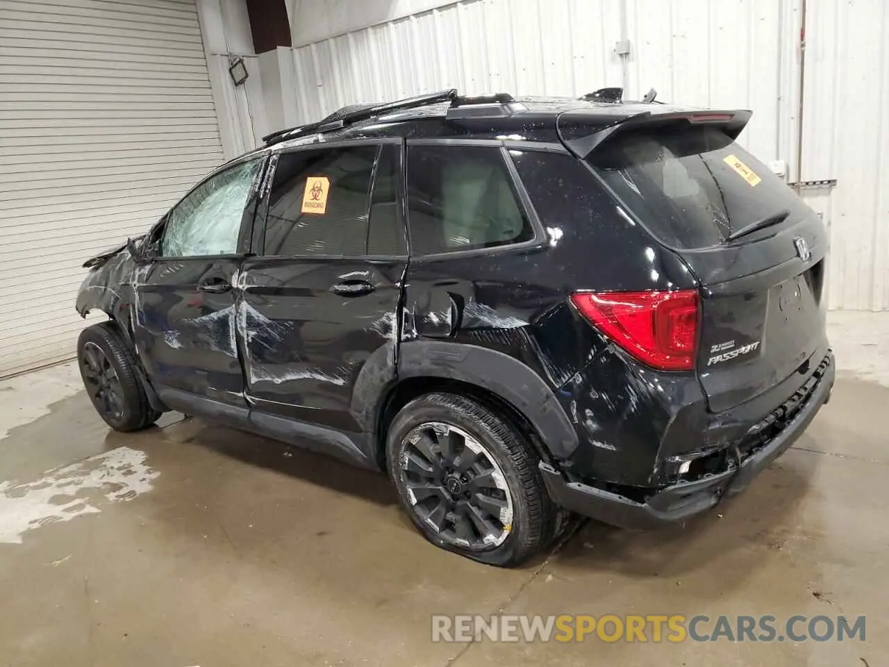 2 fotografías del automóvil dañado 5FNYF8H07NB008223 HONDA PASSPORT 2022