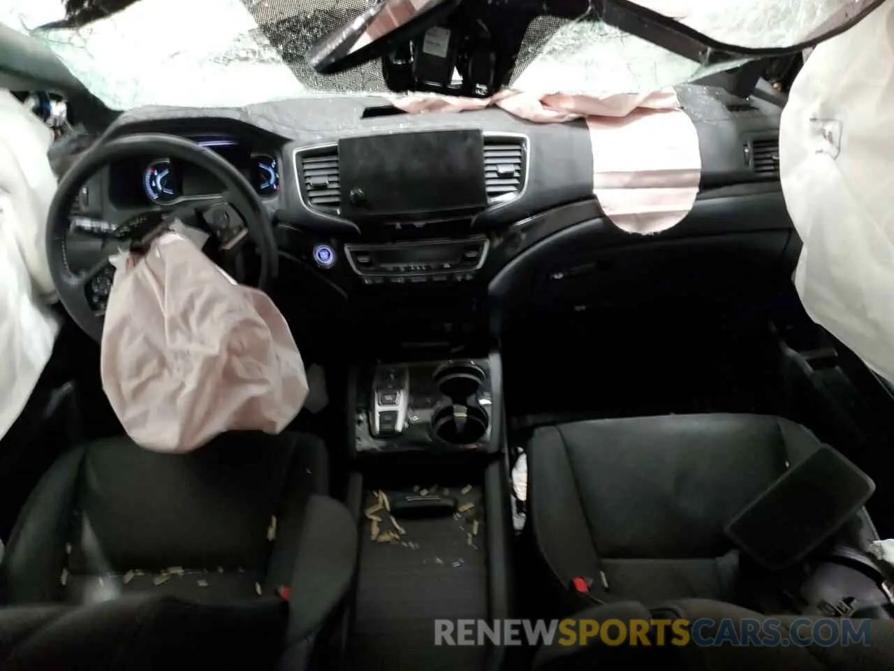 8 fotografías del automóvil dañado 5FNYF8H07NB008223 HONDA PASSPORT 2022
