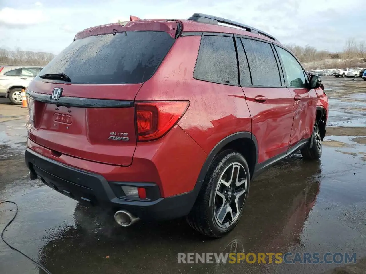 3 fotografías del automóvil dañado 5FNYF8H09NB013794 HONDA PASSPORT 2022