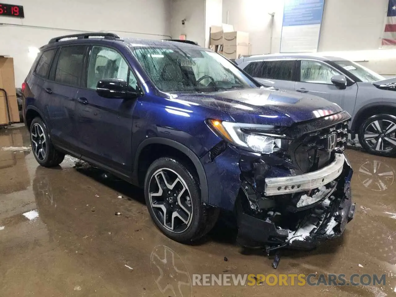 4 fotografías del automóvil dañado 5FNYF8H0XNB007521 HONDA PASSPORT 2022