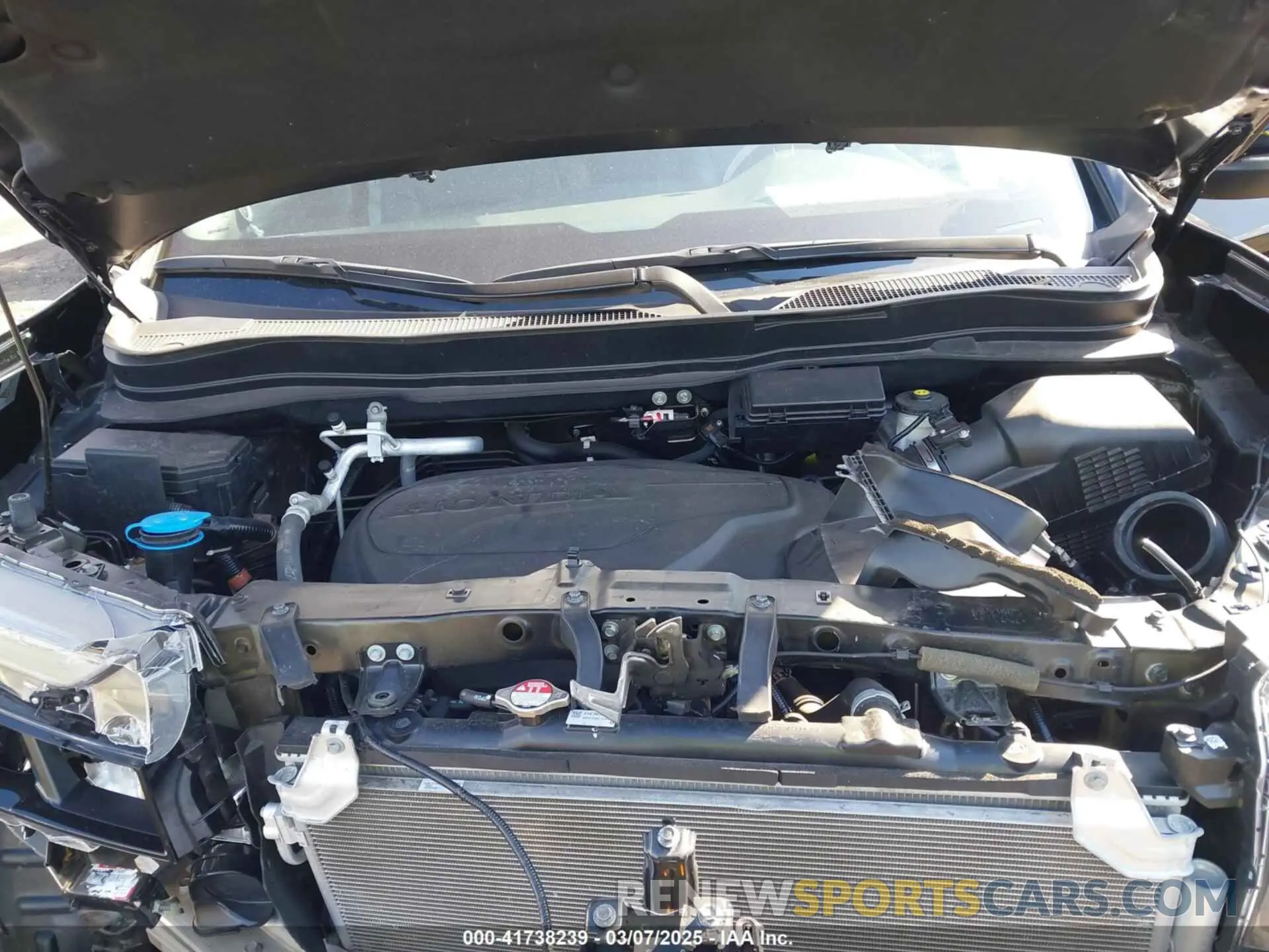 10 fotografías del automóvil dañado 5FNYF8H52NB031355 HONDA PASSPORT 2022