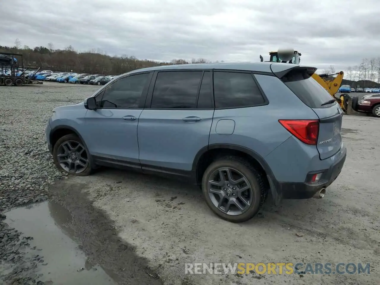 2 fotografías del automóvil dañado 5FNYF8H54NB003573 HONDA PASSPORT 2022