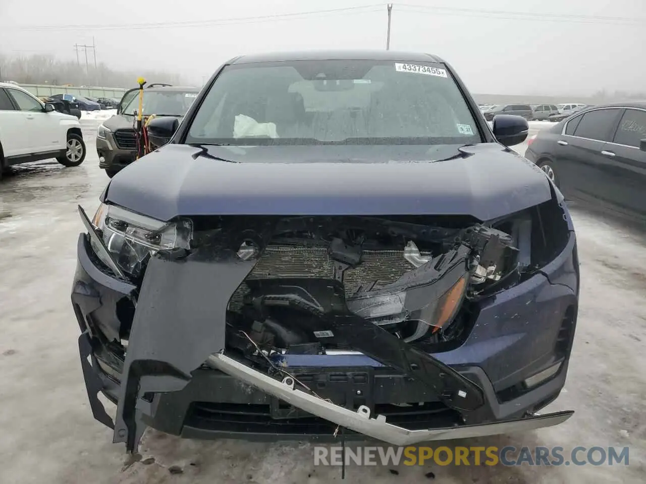 5 fotografías del automóvil dañado 5FNYF8H5XNB018899 HONDA PASSPORT 2022