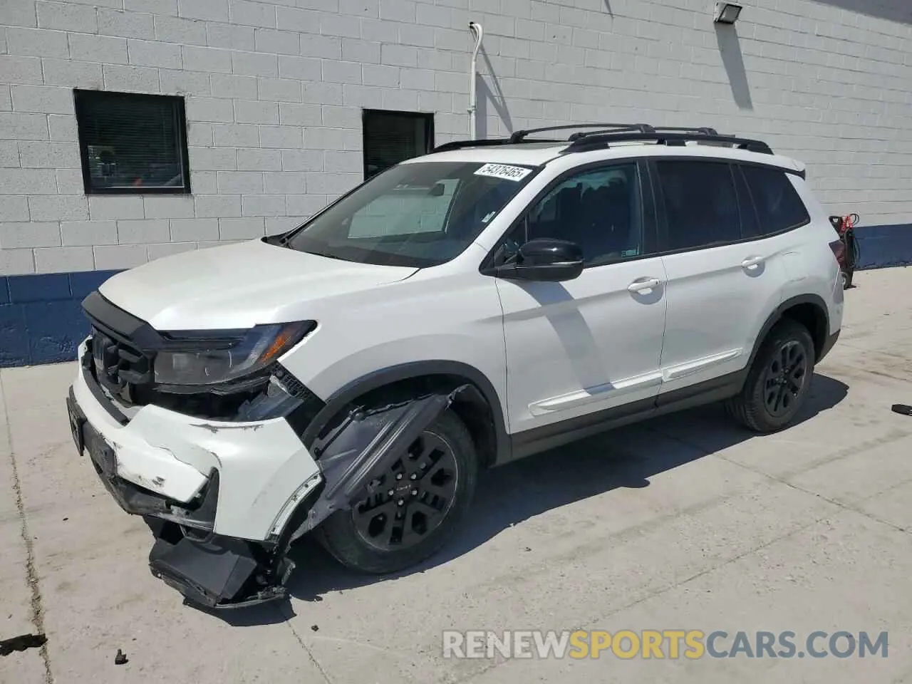 1 fotografías del automóvil dañado 5FNYF8H65NB004885 HONDA PASSPORT 2022