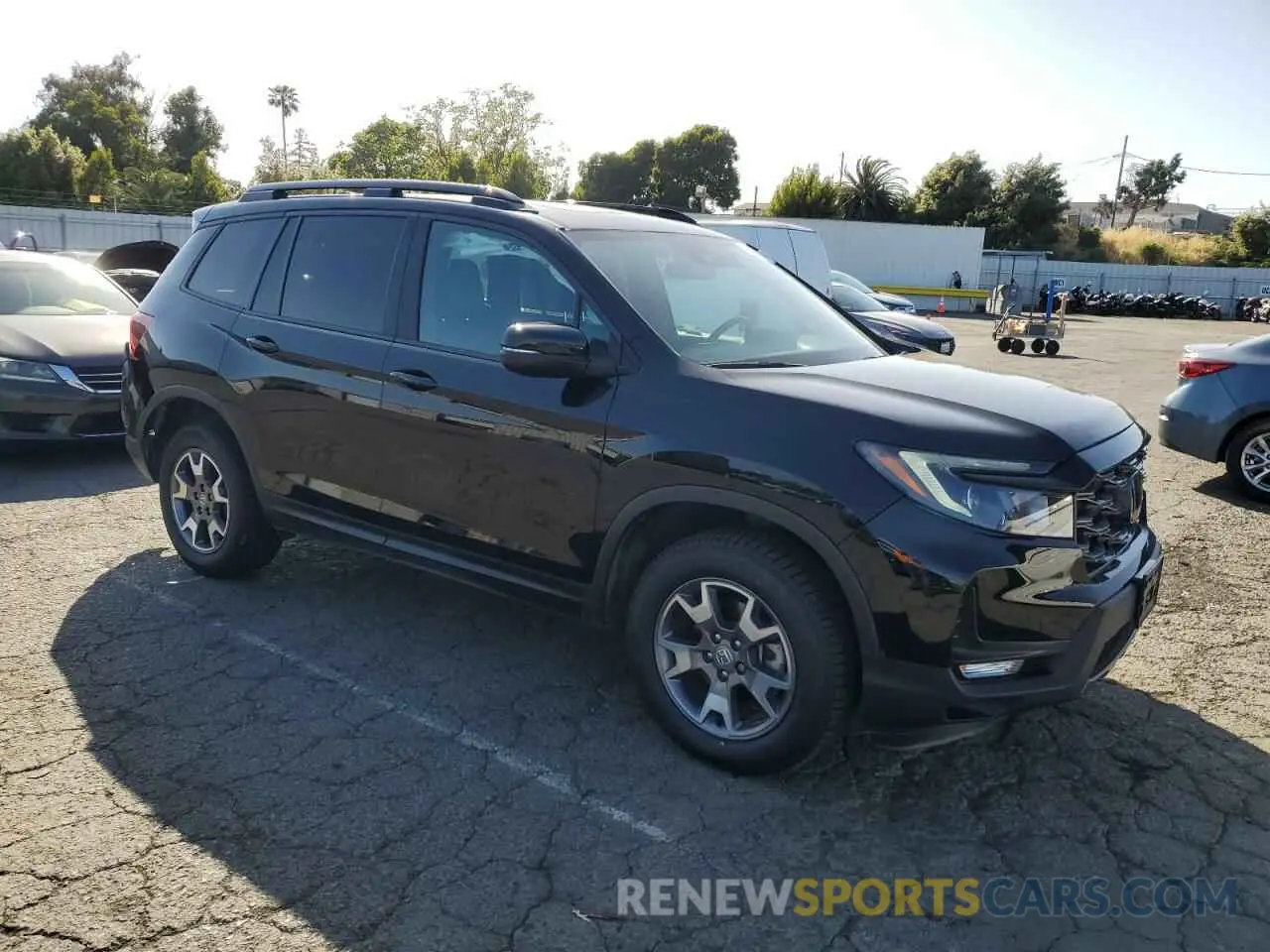 4 fotografías del automóvil dañado 5FNYF8H6XNB003764 HONDA PASSPORT 2022