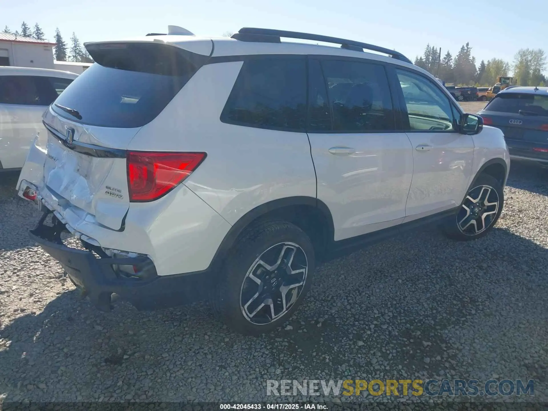 4 fotografías del automóvil dañado 5FNYF8H01PB004087 HONDA PASSPORT 2023