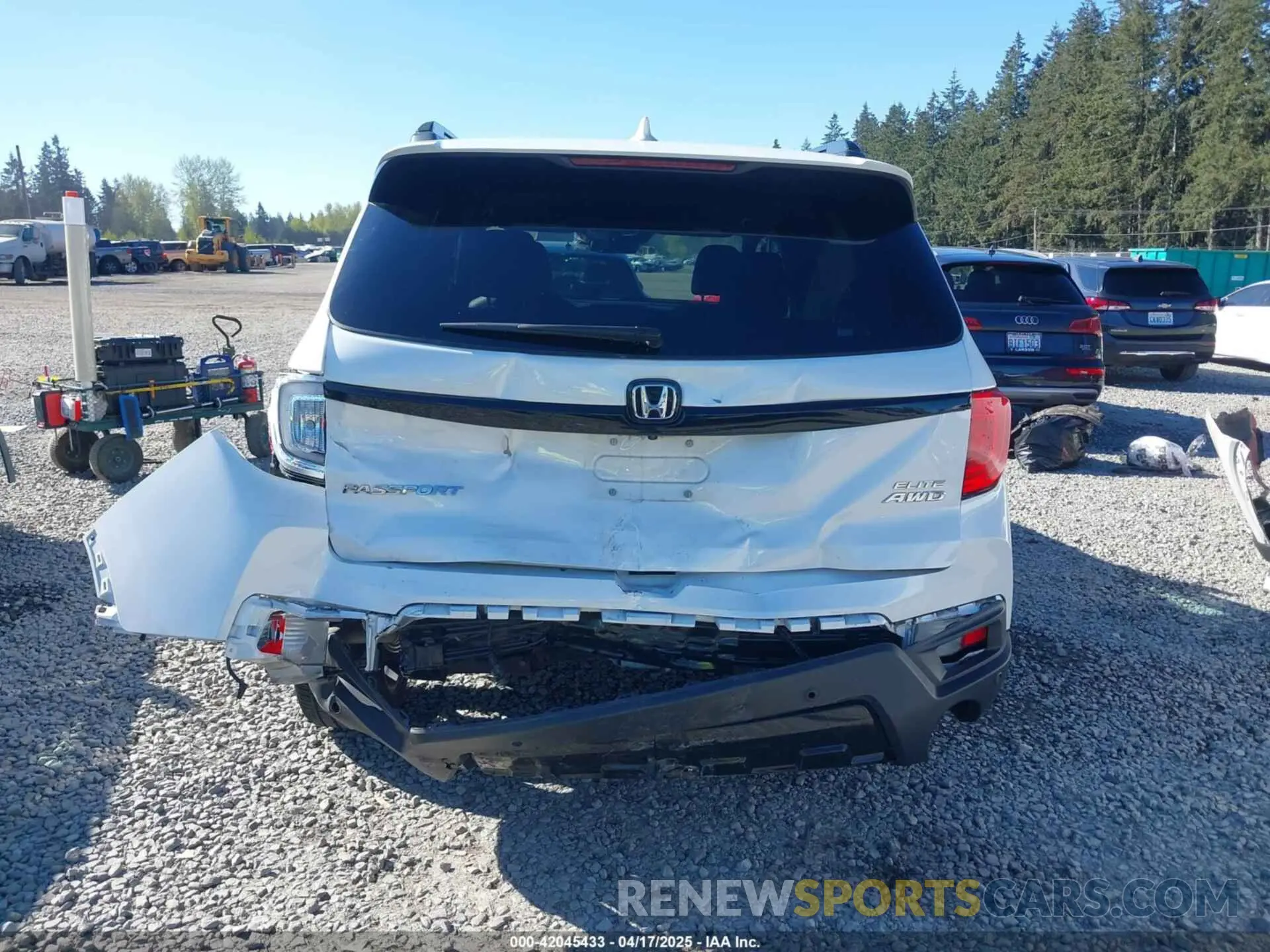 6 fotografías del automóvil dañado 5FNYF8H01PB004087 HONDA PASSPORT 2023