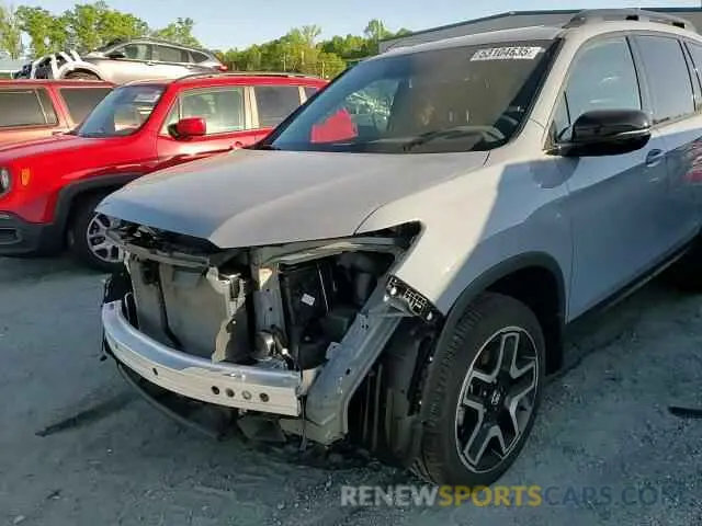 12 fotografías del automóvil dañado 5FNYF8H03PB032148 HONDA PASSPORT 2023