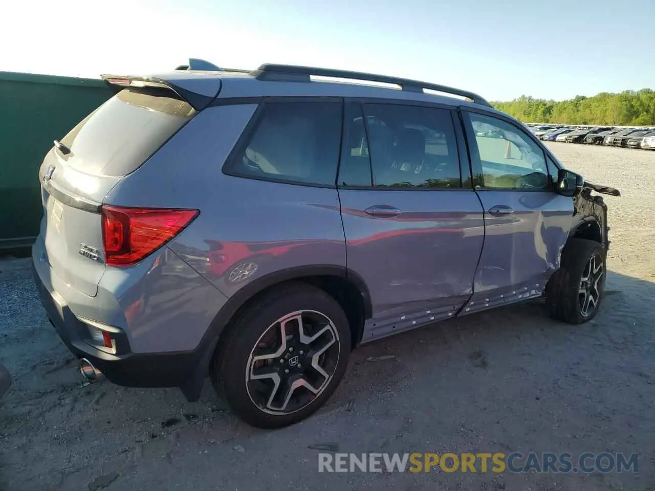 3 fotografías del automóvil dañado 5FNYF8H03PB032148 HONDA PASSPORT 2023