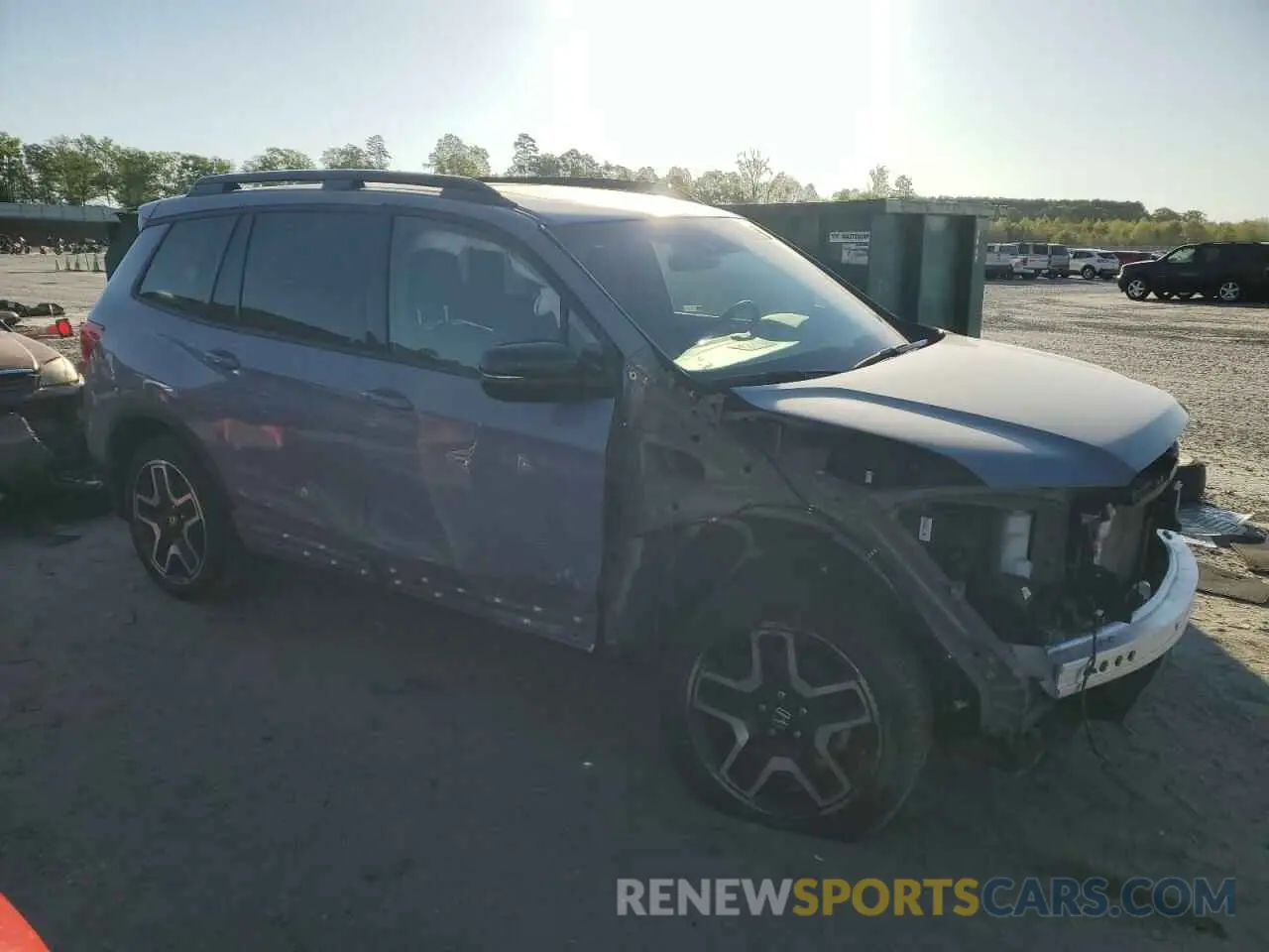 4 fotografías del automóvil dañado 5FNYF8H03PB032148 HONDA PASSPORT 2023