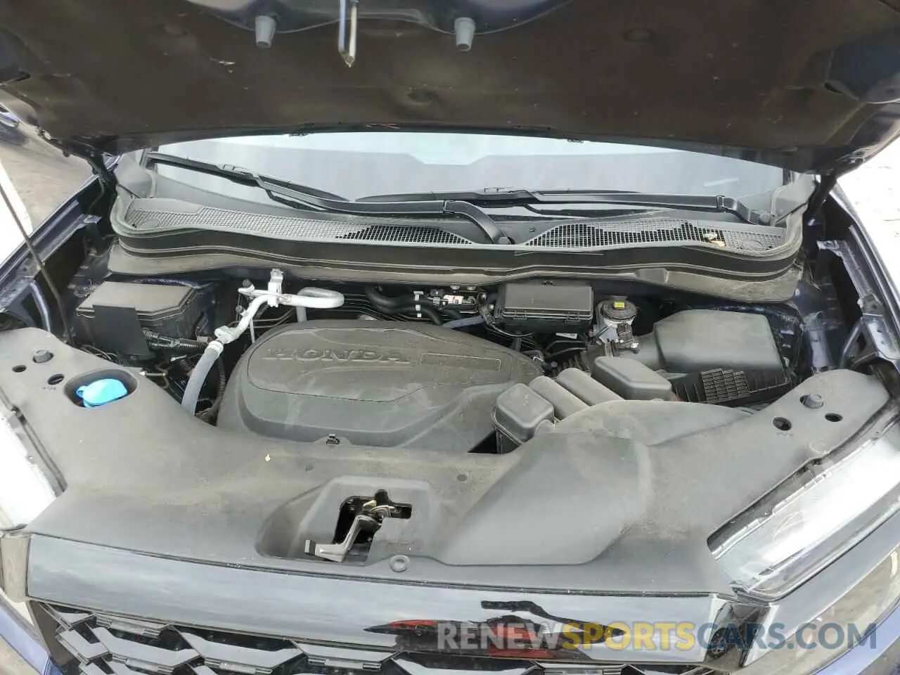 11 fotografías del automóvil dañado 5FNYF8H07PB036929 HONDA PASSPORT 2023