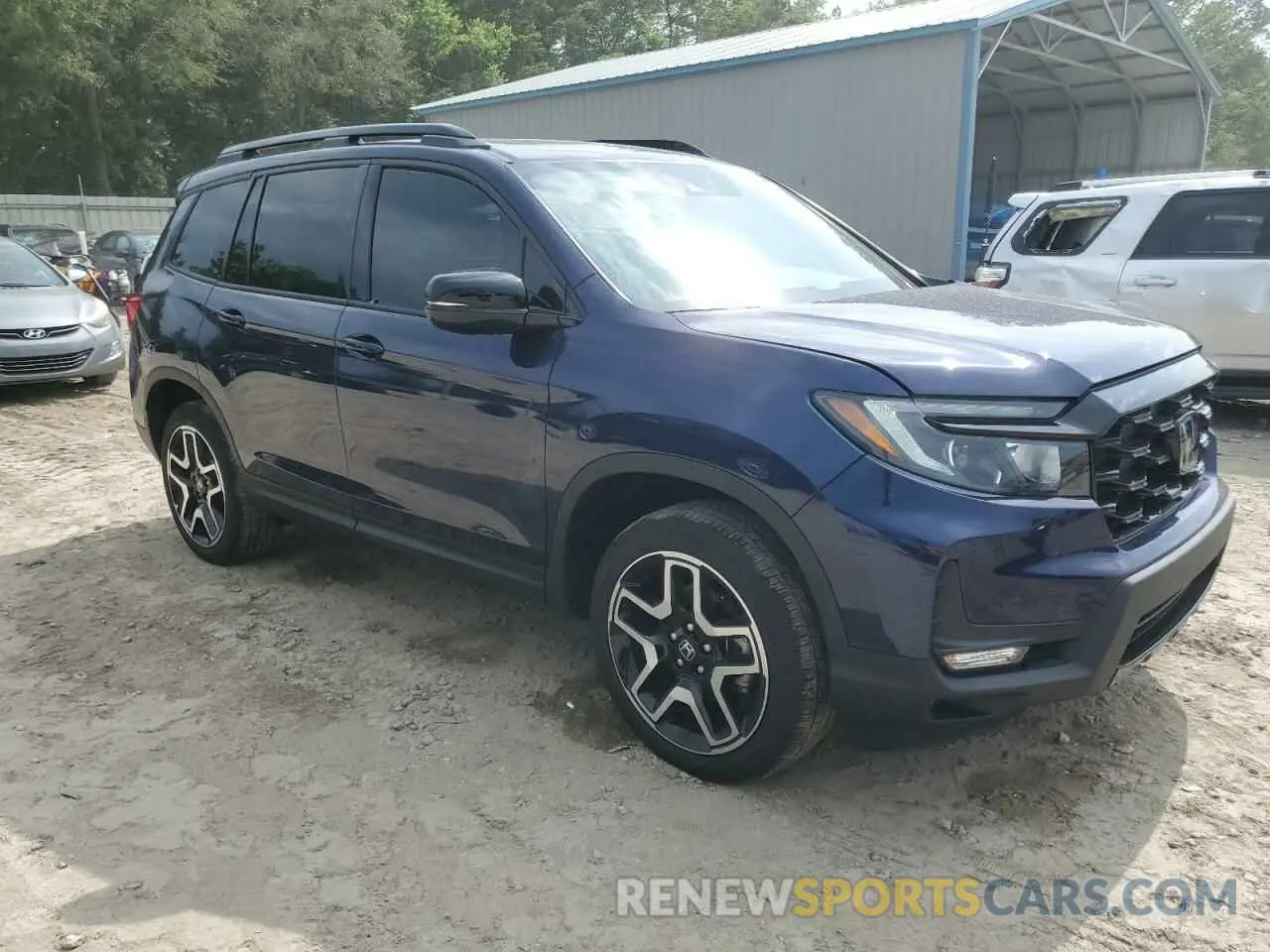 4 fotografías del automóvil dañado 5FNYF8H07PB036929 HONDA PASSPORT 2023