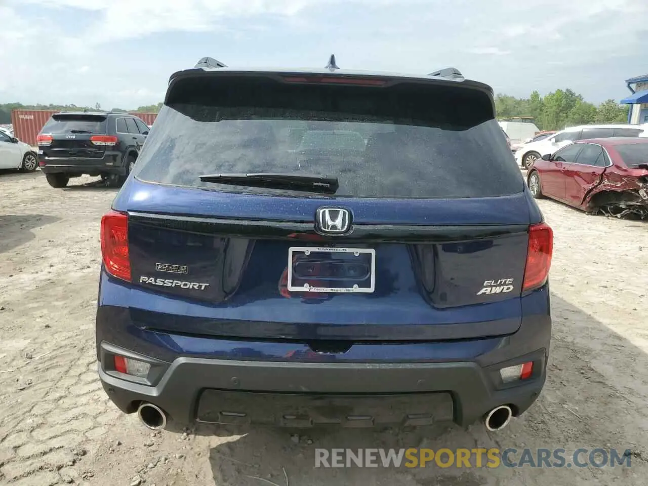 6 fotografías del automóvil dañado 5FNYF8H07PB036929 HONDA PASSPORT 2023