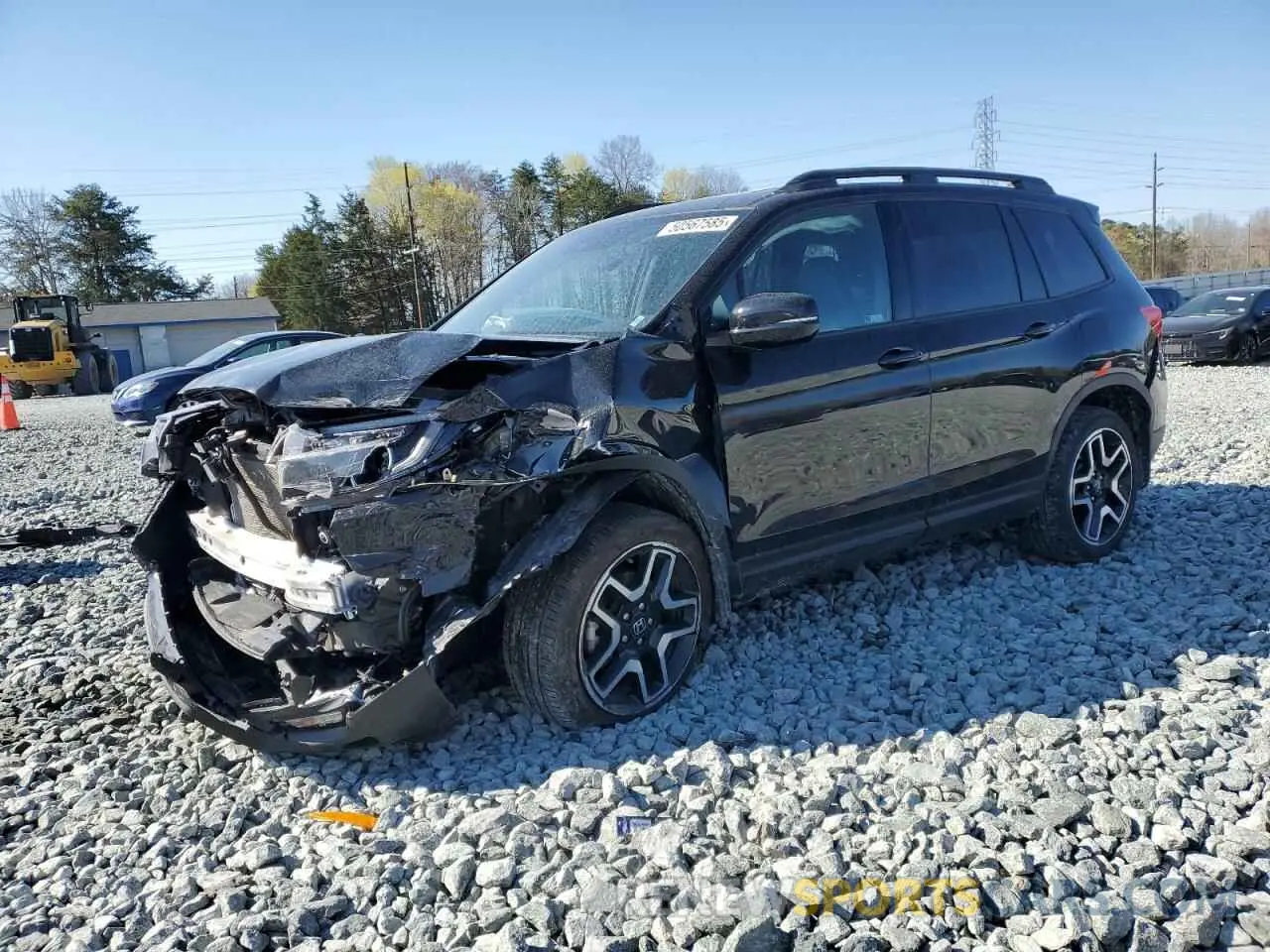 1 fotografías del automóvil dañado 5FNYF8H0XPB034110 HONDA PASSPORT 2023