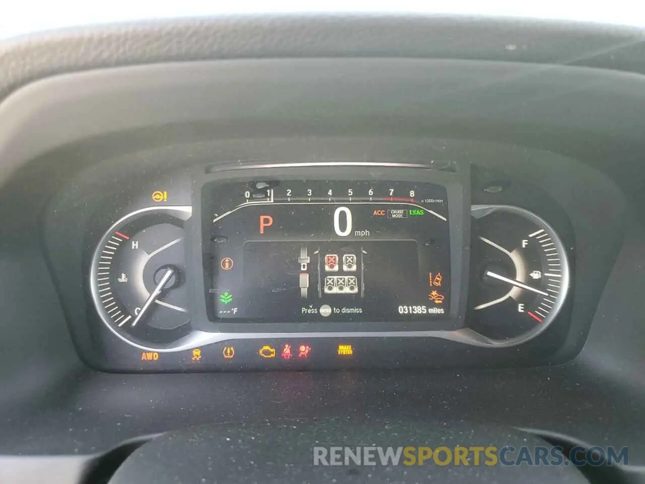 9 fotografías del automóvil dañado 5FNYF8H0XPB034110 HONDA PASSPORT 2023