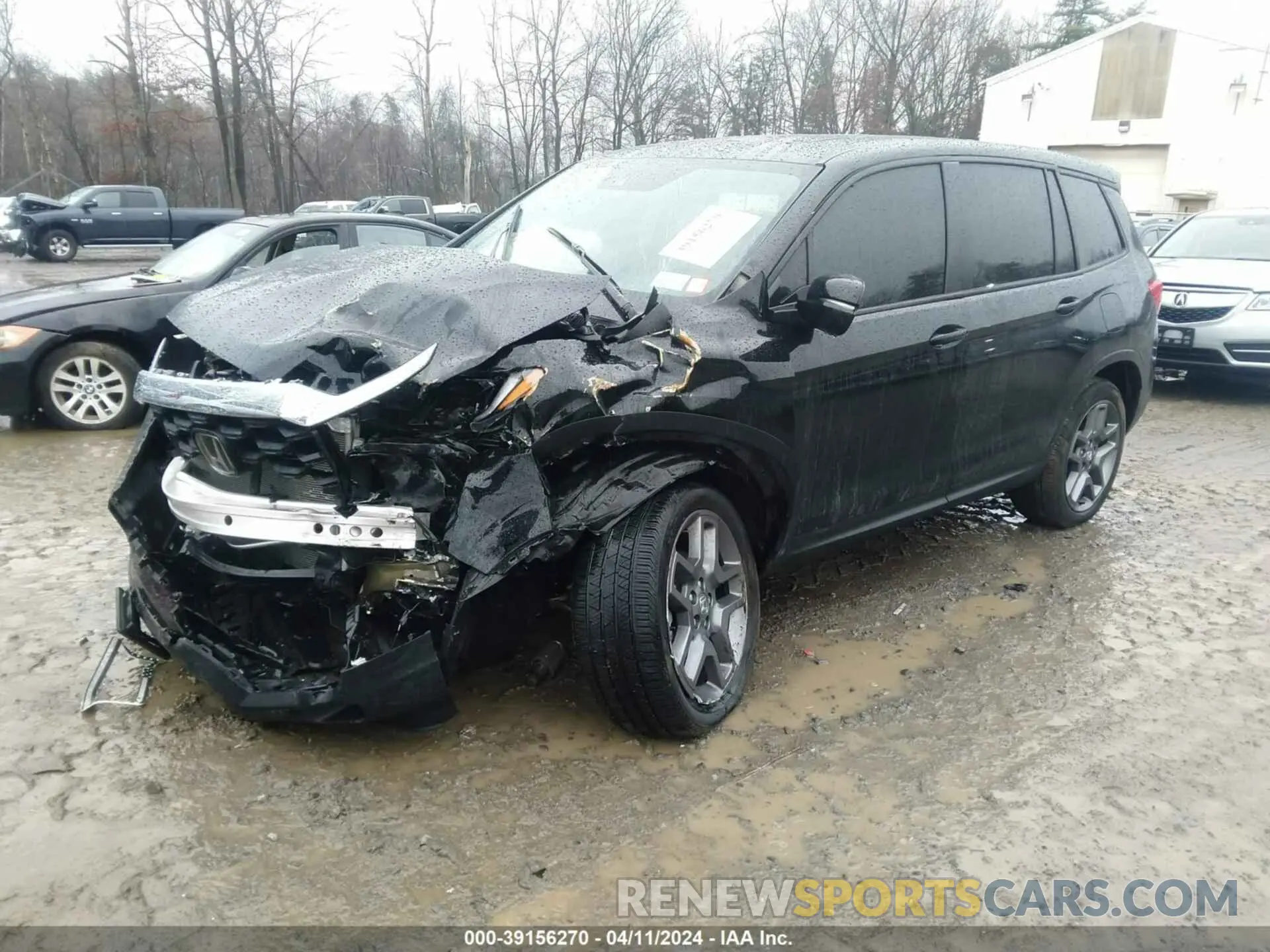 2 fotografías del automóvil dañado 5FNYF8H51PB039076 HONDA PASSPORT 2023
