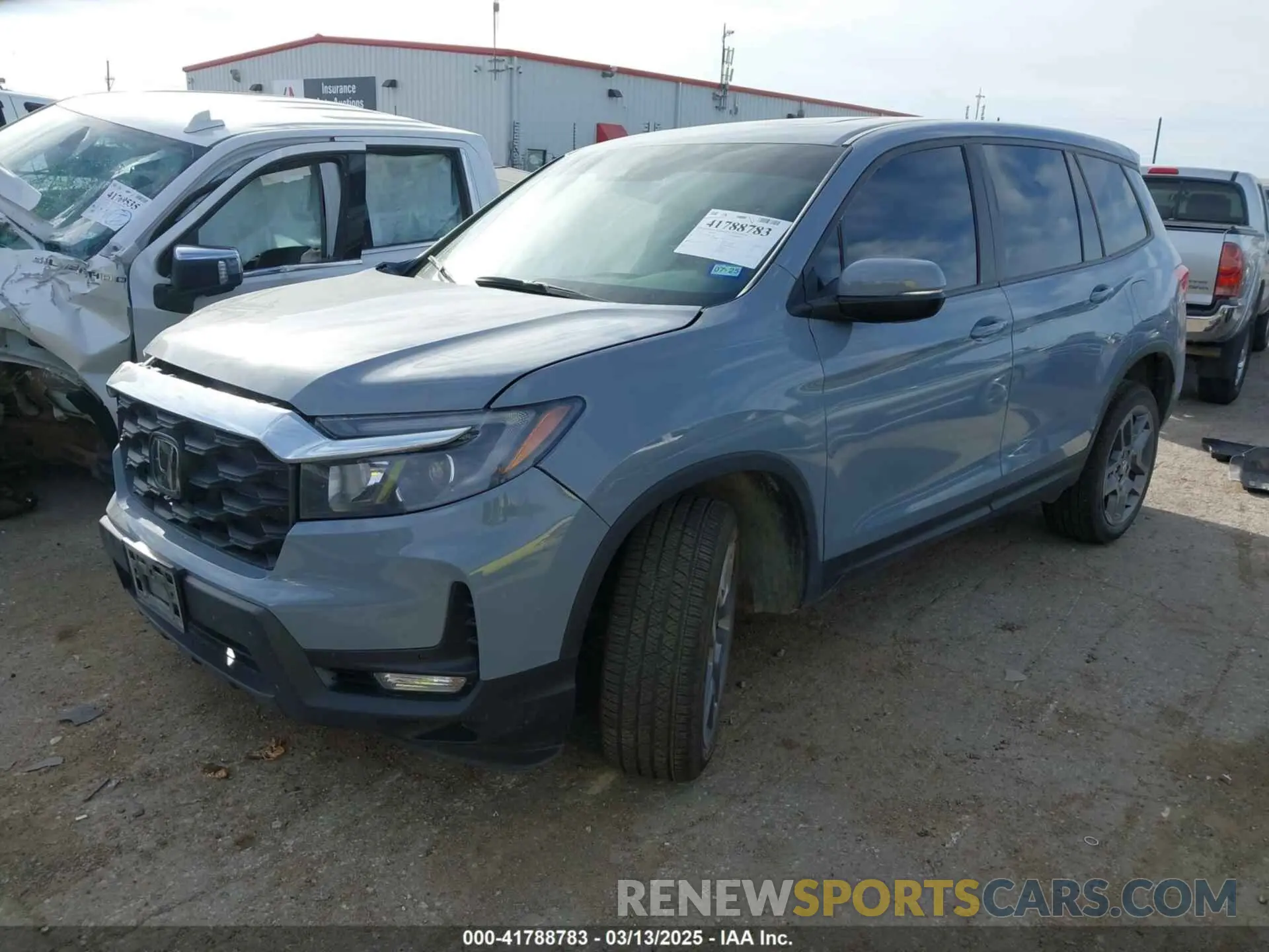 2 fotografías del automóvil dañado 5FNYF8H52PB027082 HONDA PASSPORT 2023