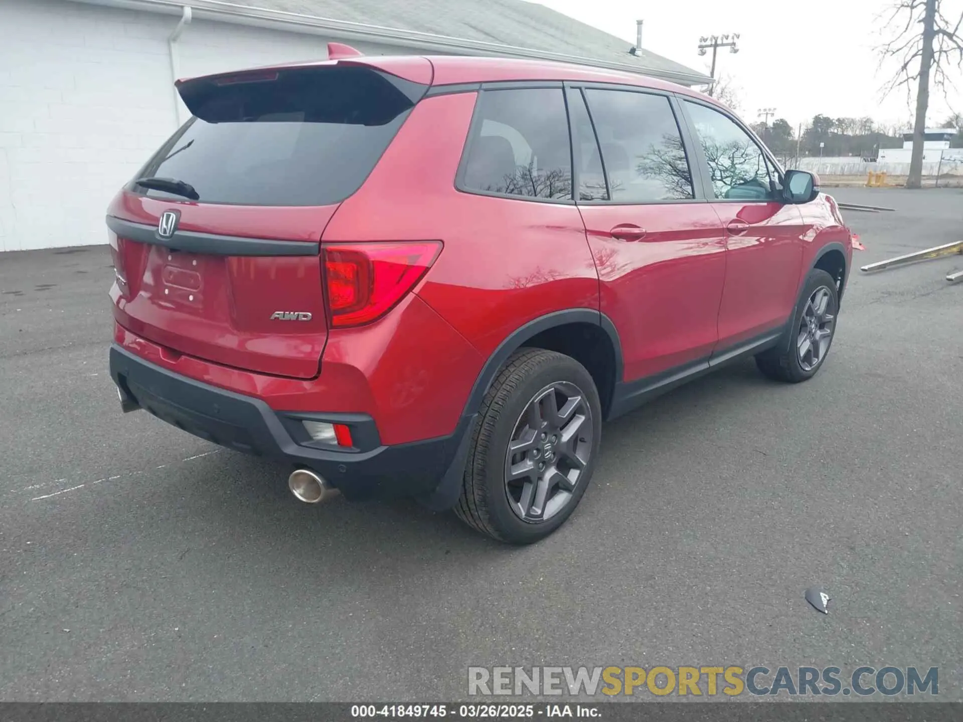 4 fotografías del automóvil dañado 5FNYF8H53PB010811 HONDA PASSPORT 2023