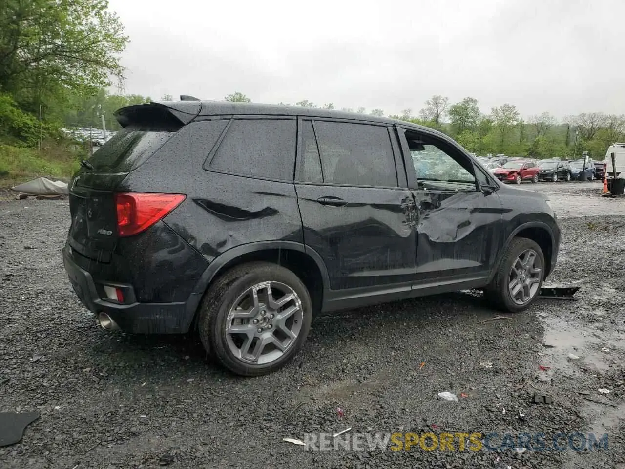 3 fotografías del automóvil dañado 5FNYF8H55PB022183 HONDA PASSPORT 2023