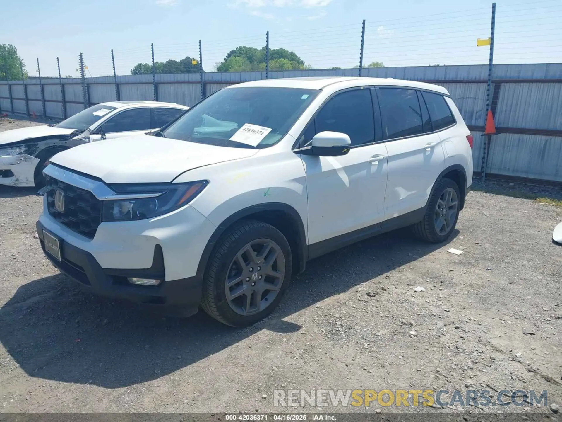 2 fotografías del automóvil dañado 5FNYF8H57PB006499 HONDA PASSPORT 2023