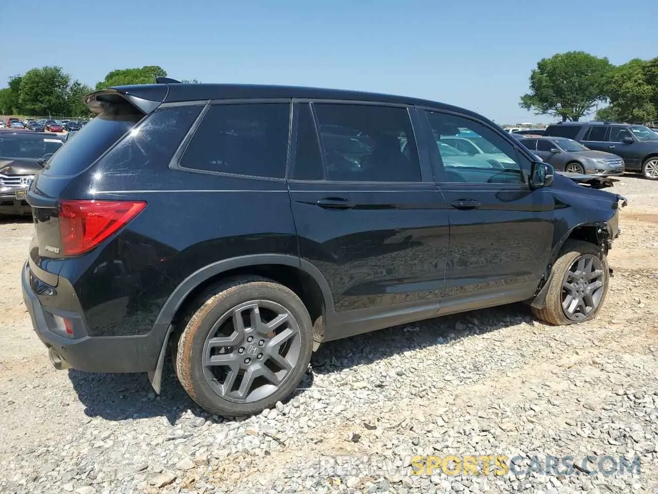 3 fotografías del automóvil dañado 5FNYF8H57PB020614 HONDA PASSPORT 2023