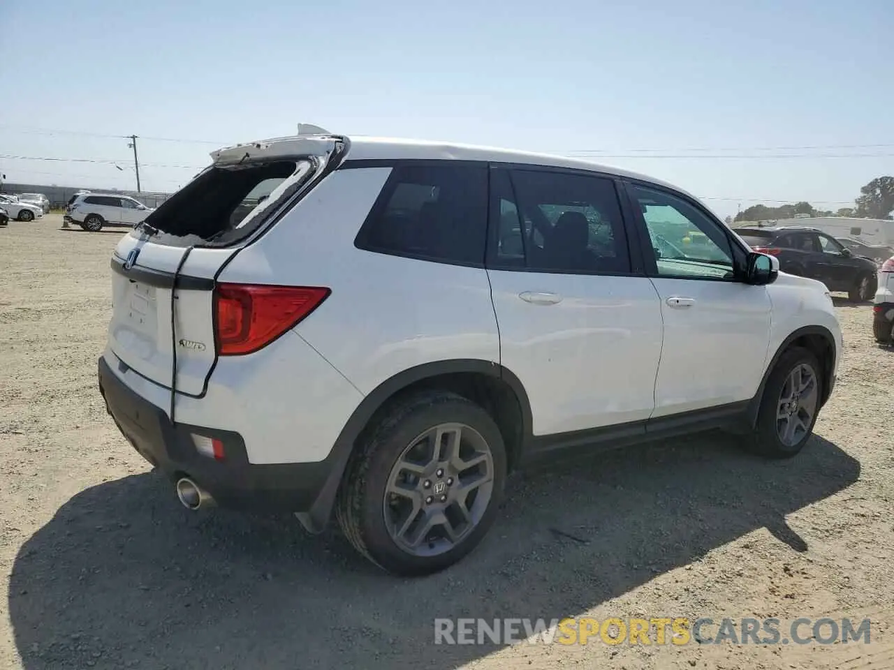 3 fotografías del automóvil dañado 5FNYF8H59PB010280 HONDA PASSPORT 2023