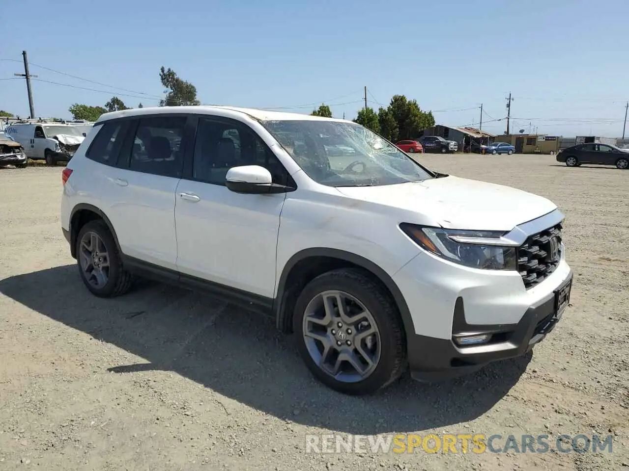 4 fotografías del automóvil dañado 5FNYF8H59PB010280 HONDA PASSPORT 2023