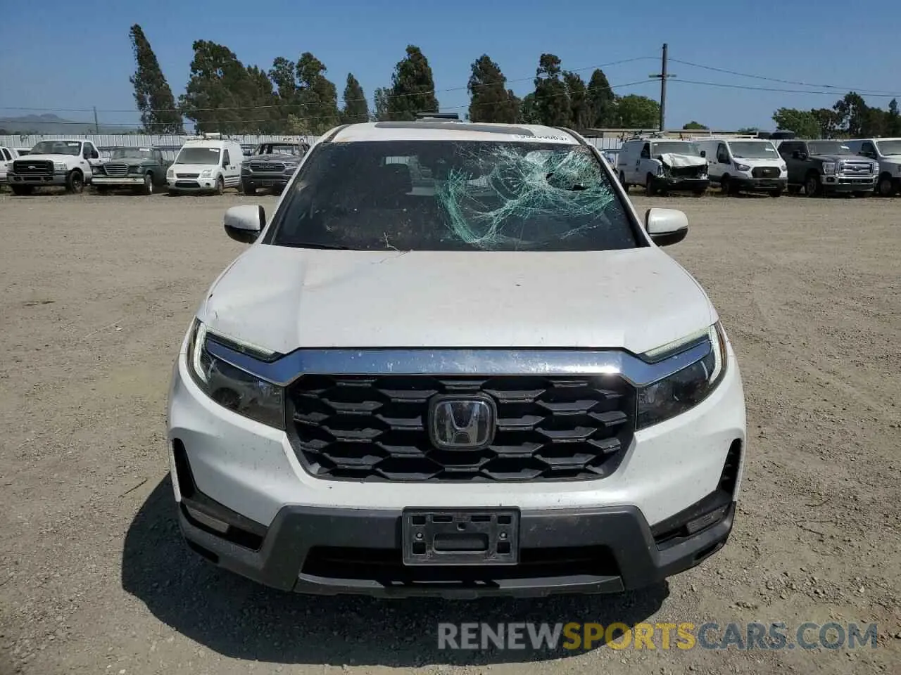 5 fotografías del automóvil dañado 5FNYF8H59PB010280 HONDA PASSPORT 2023