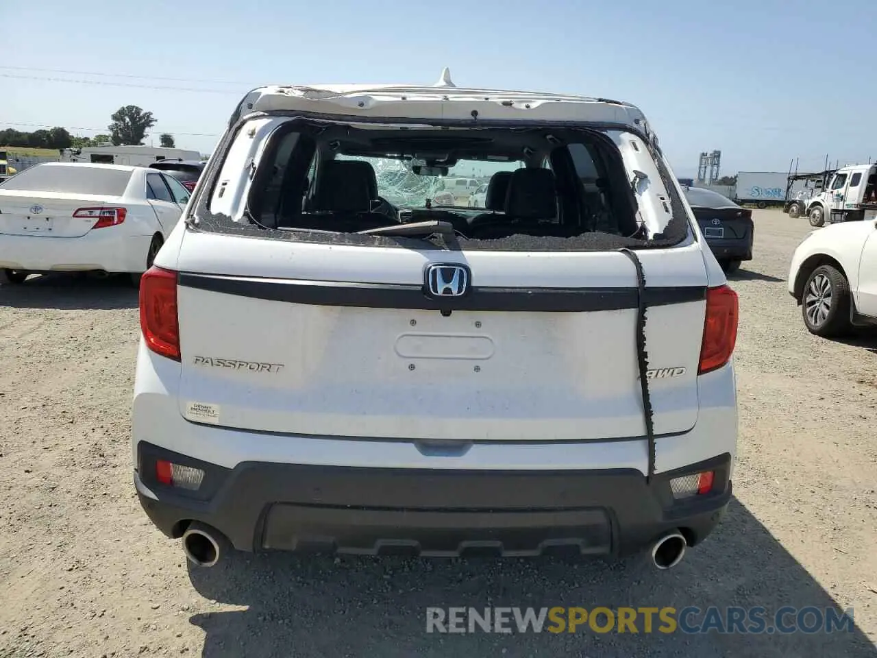 6 fotografías del automóvil dañado 5FNYF8H59PB010280 HONDA PASSPORT 2023
